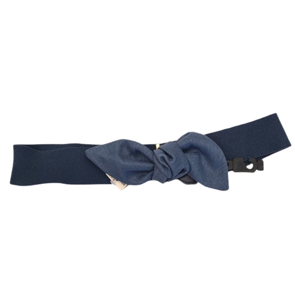Vintage 90's Blue Stretch Knot Belt New with Tags